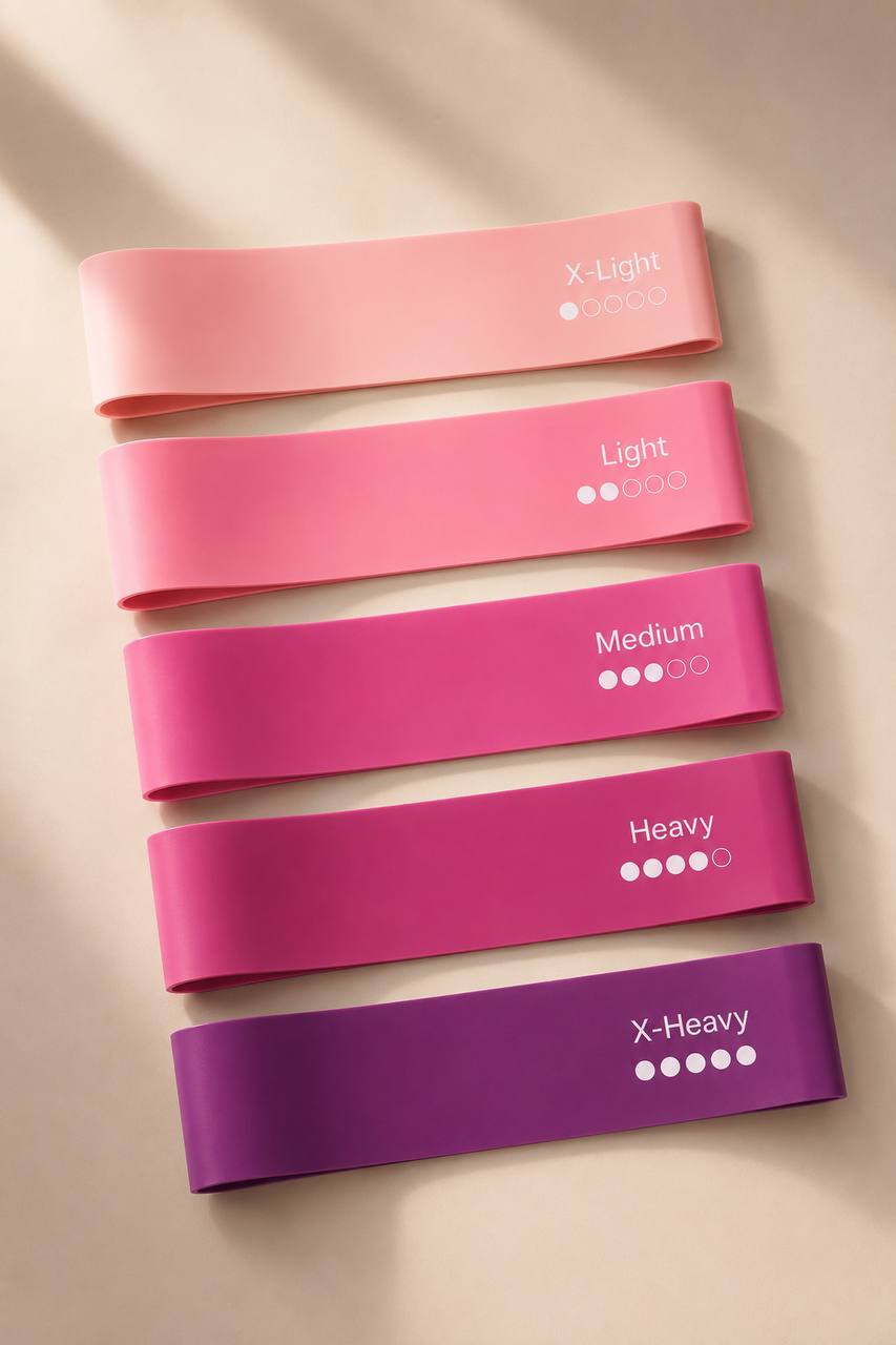 VELURE Sculpt Band Set™ | 5 Resistance Bands