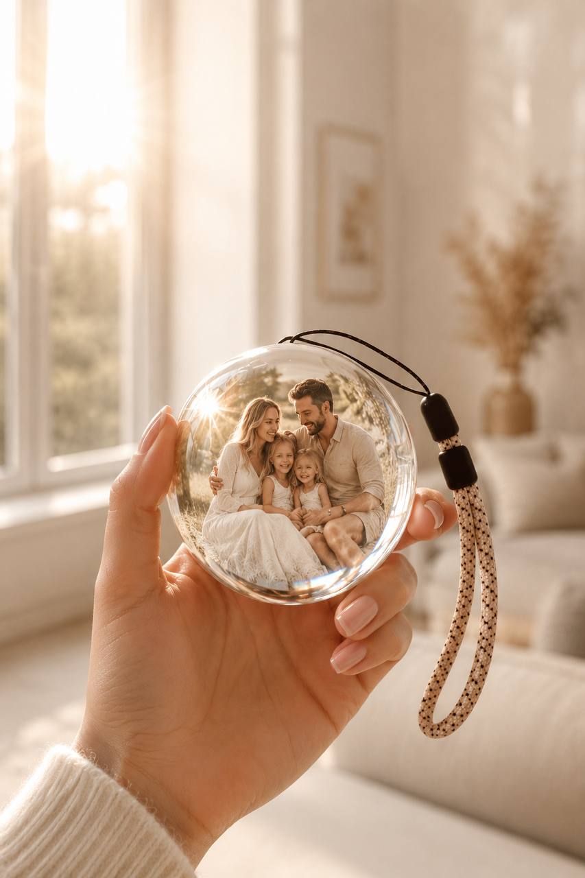 VELURE Crystal Sphere™ | Decorative Glass Ornament