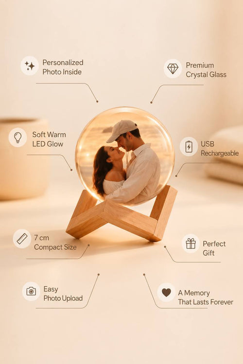 VELURE Crystal Sphere™ | Decorative Glass Ornament